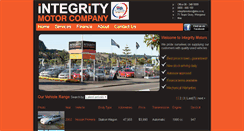 Desktop Screenshot of integritymotors.co.nz